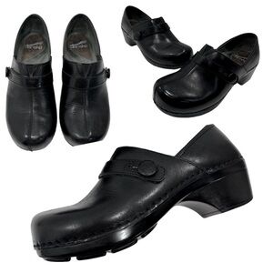 Dansko Women's Solstice Clog Size 36 US 5.5 Black Leather